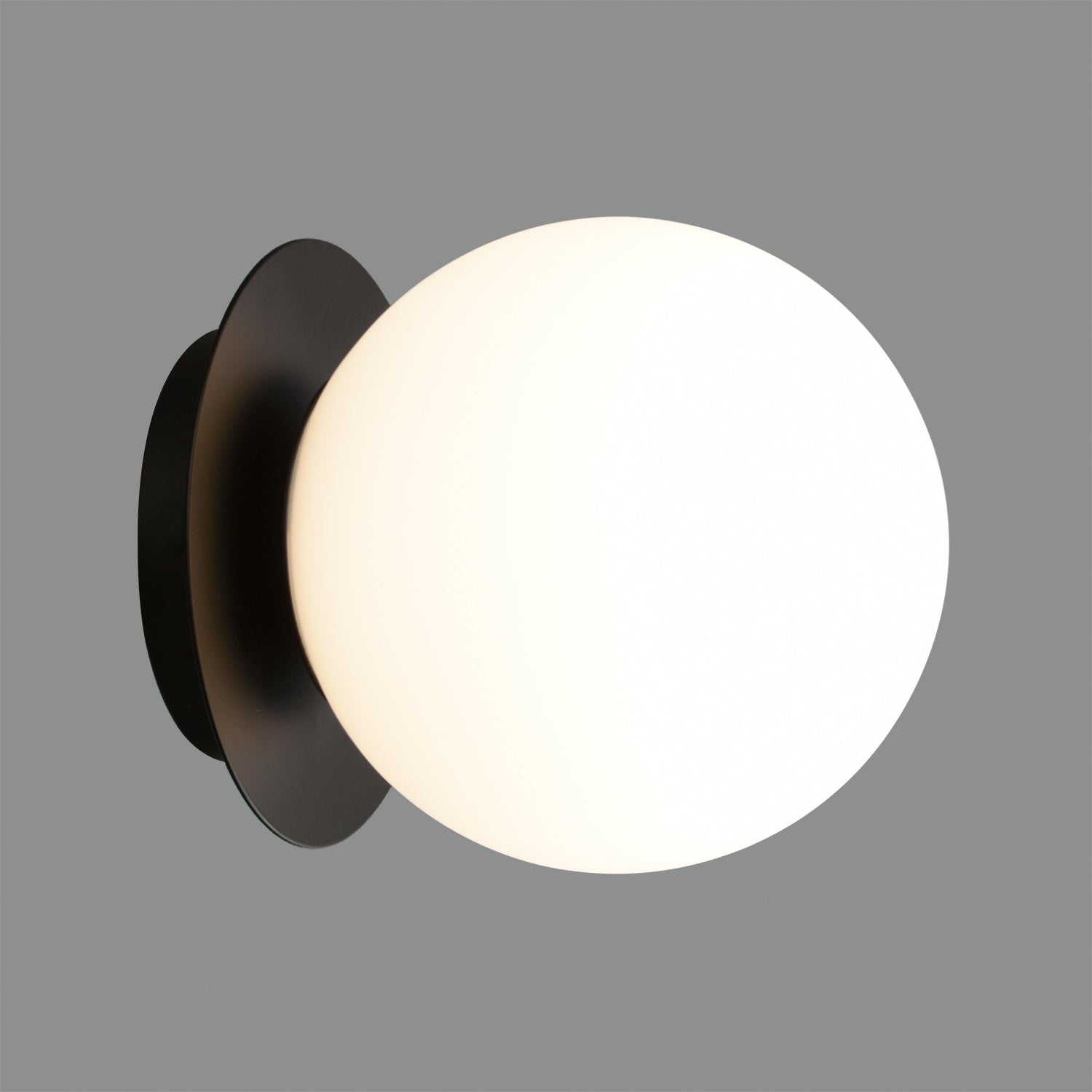 Parma Apli̇k Mat Si̇yah Ø15x14 Cm Led E27 1x15w Dali Ip44