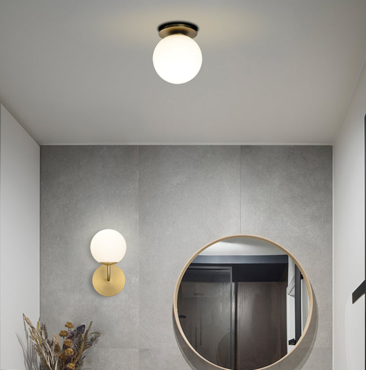 Parma Plafonyer 1l Matt Antique Gold Ø18 Cm E27 1x15w Ip44