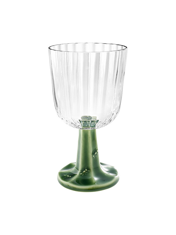 Patio Goblet Yeşil Şeffaf Cam Kadeh