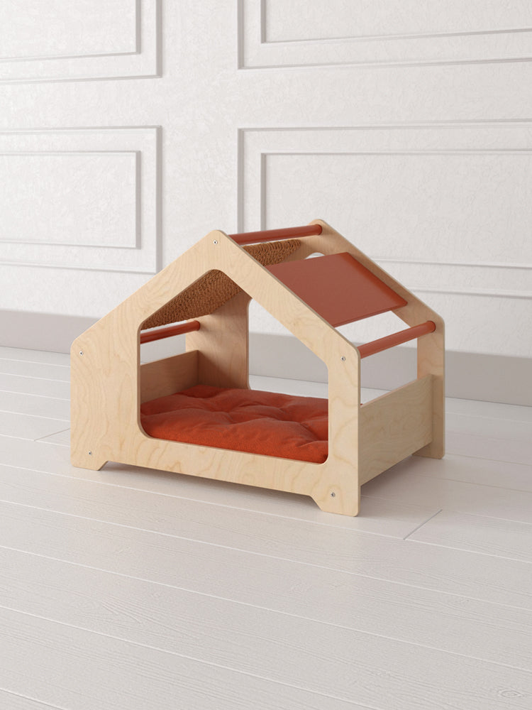 Patty Turuncu Kedi Evi