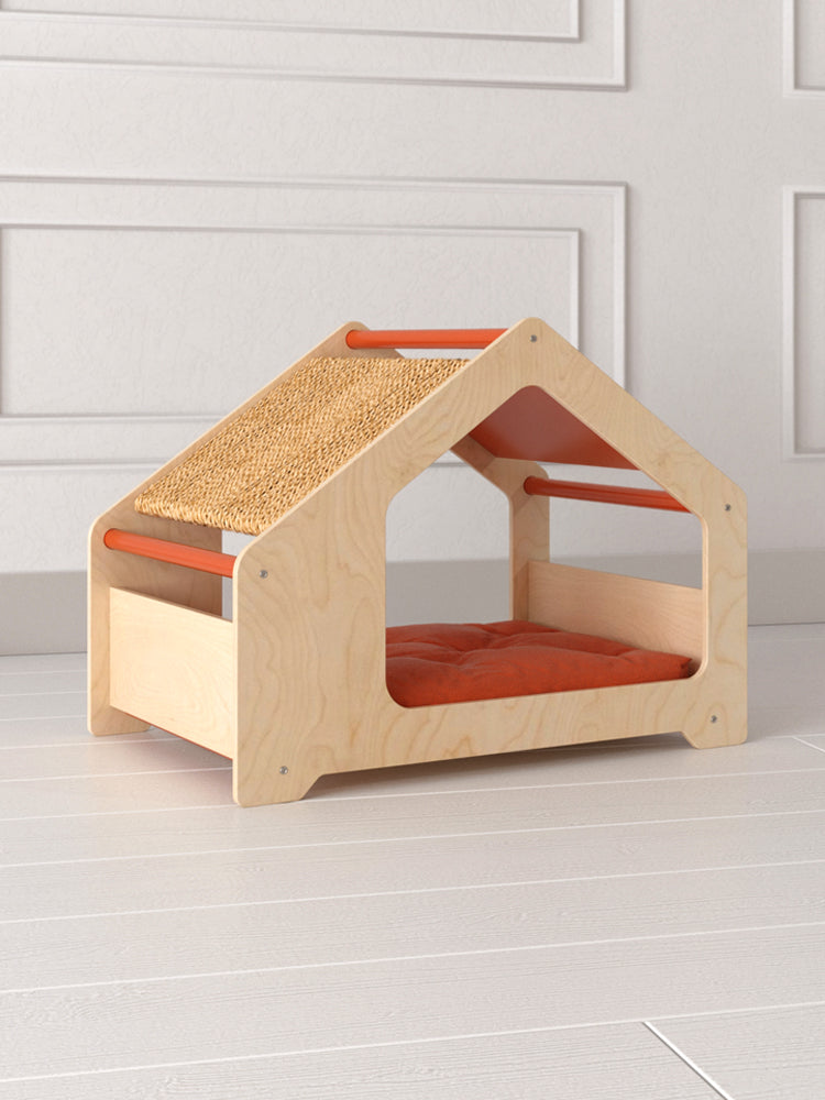 Patty Turuncu Kedi Evi