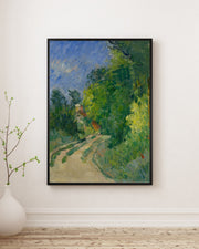 Paul Cézanne - Ormandaki Kıvrımlı Yol Fine Art Baskı