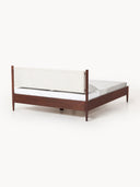 Paul Masif Mango Ağacı Karyola Modern Mid-Century Tasarım