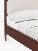 Paul Masif Mango Ağacı Karyola Modern Mid-Century Tasarım