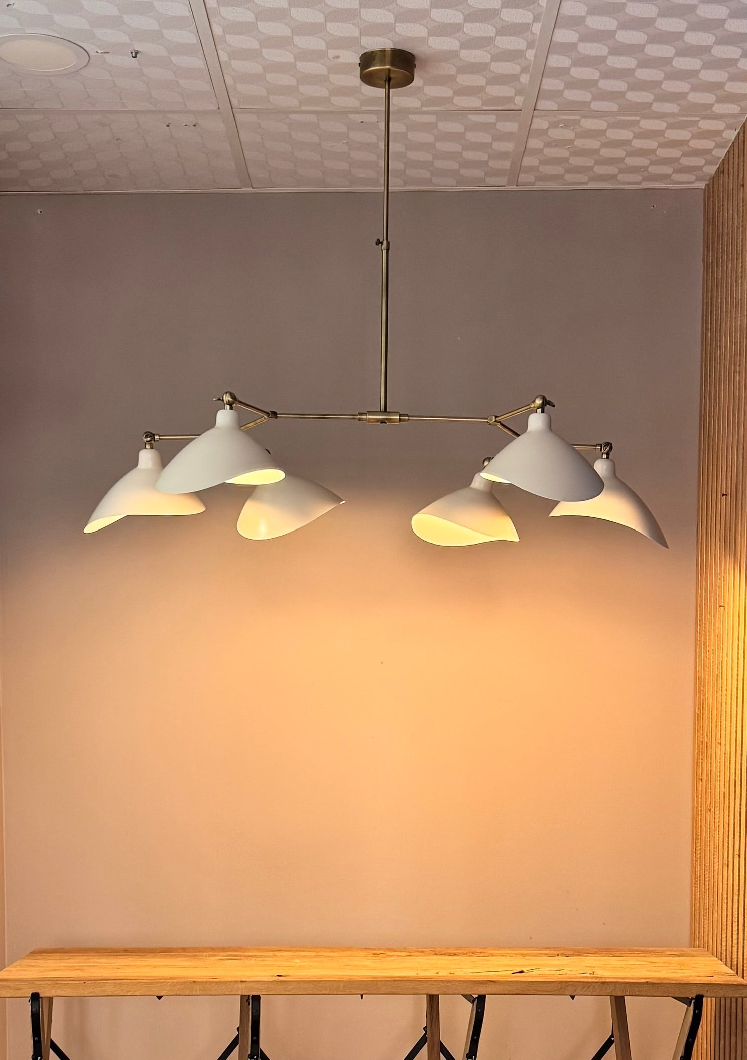 Pearl 6'Lı İSkandinav Tarzı Avize