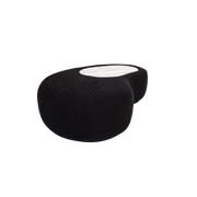 Pebble Mermerli Puf/Sehpa