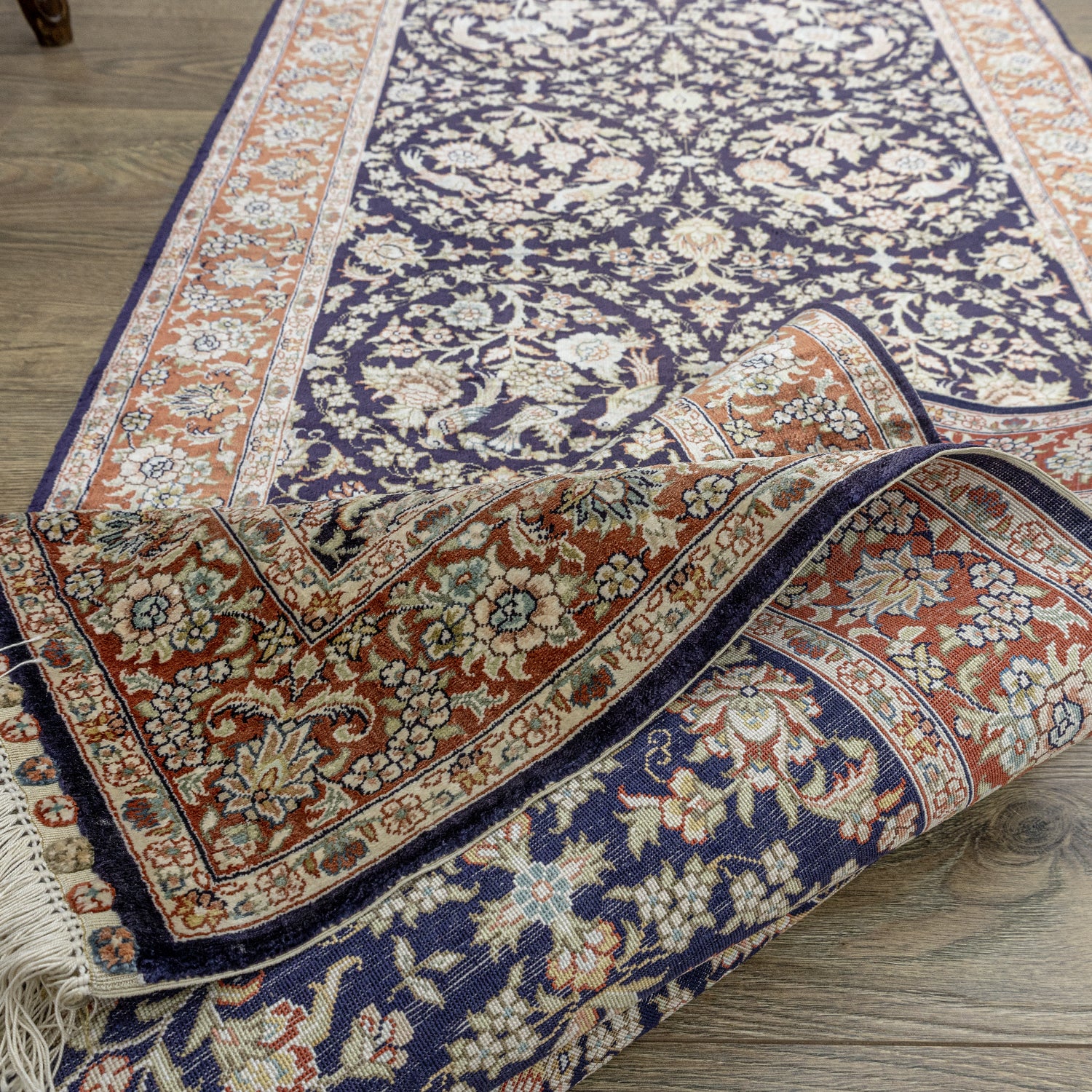 Pelar El Dokuma İpek Yolluk Halı 78x240 cm