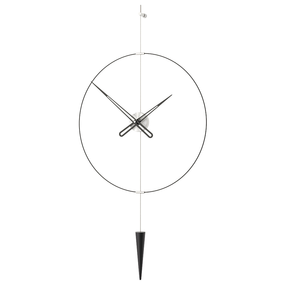 Pendulum Plus Duvar Saati-Duvar Saati-M Clocks-SİYAH-60CM-NowShopFun