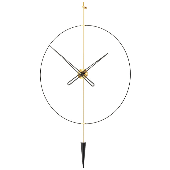 Pendulum Plus Duvar Saati-Duvar Saati-M Clocks-SİYAH-60CM-NowShopFun