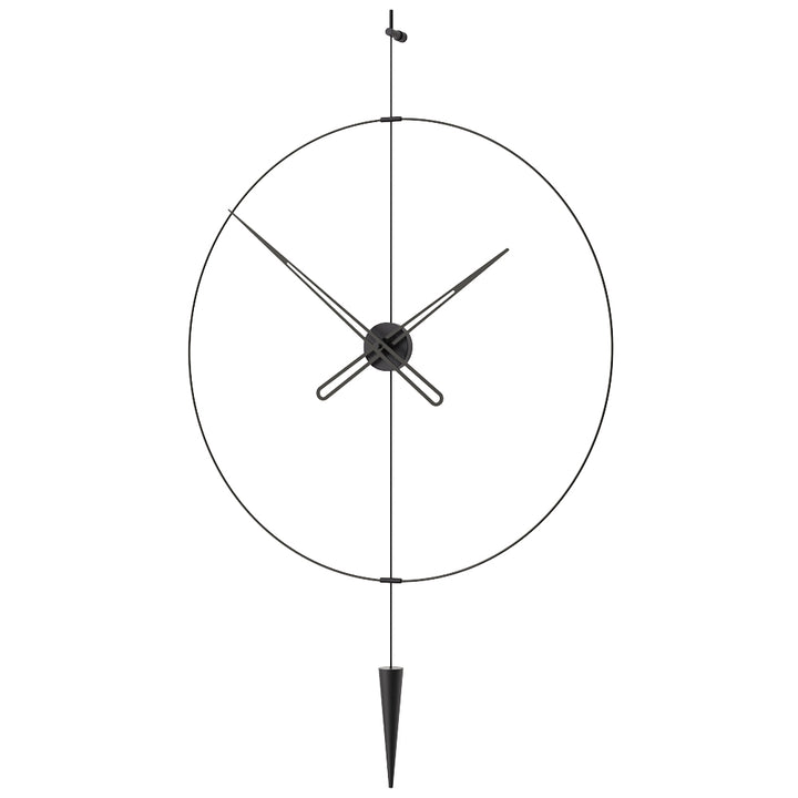 Pendulum Plus Duvar Saati-Duvar Saati-M Clocks-SİYAH-80CM-NowShopFun