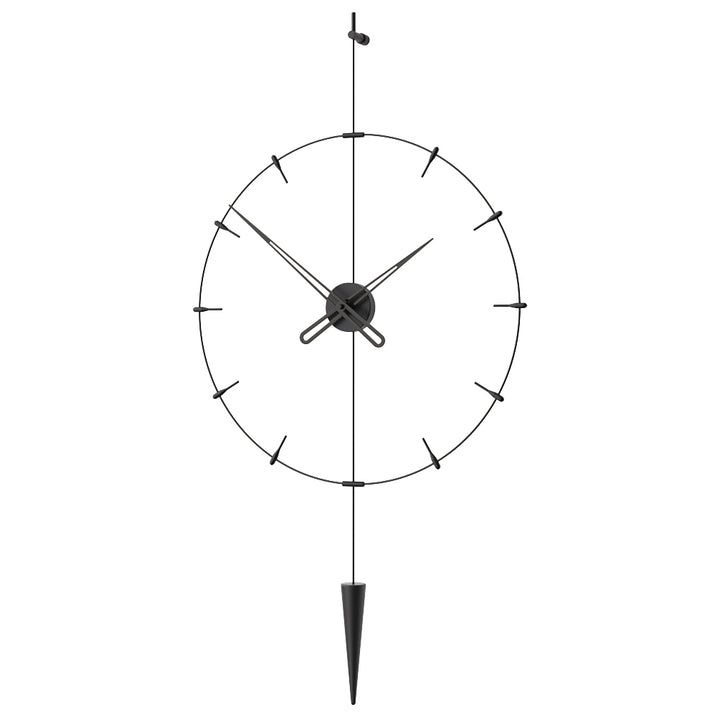 Pendulum Plus İndicator Duvar Saati-Duvar Saati-M Clocks-SİYAH-60CM-NowShopFun