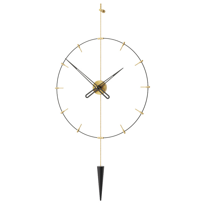 Pendulum Plus İndicator Duvar Saati-Duvar Saati-M Clocks-SİYAH-60CM-NowShopFun