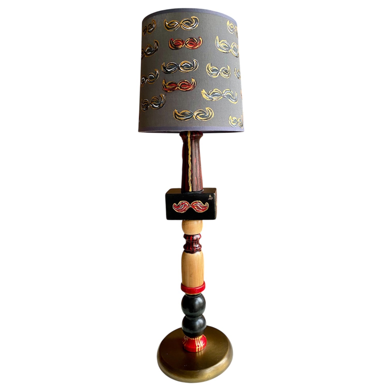 Mustached Fez Lampshade