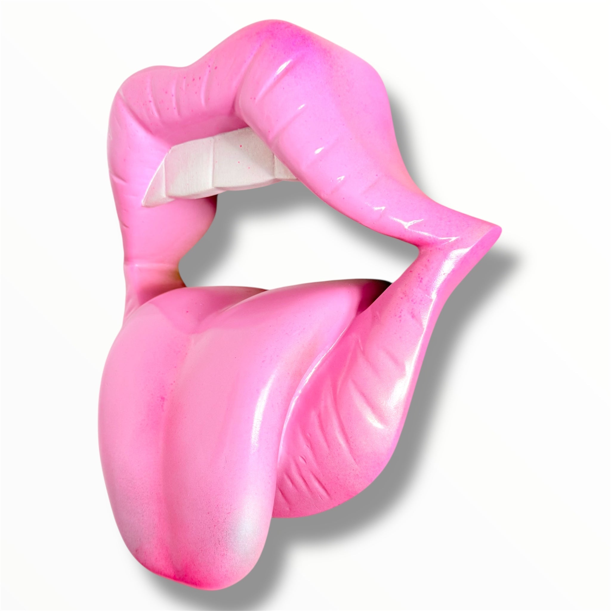 Jucy Lips – Pembe Dudak Duvar Heykeli