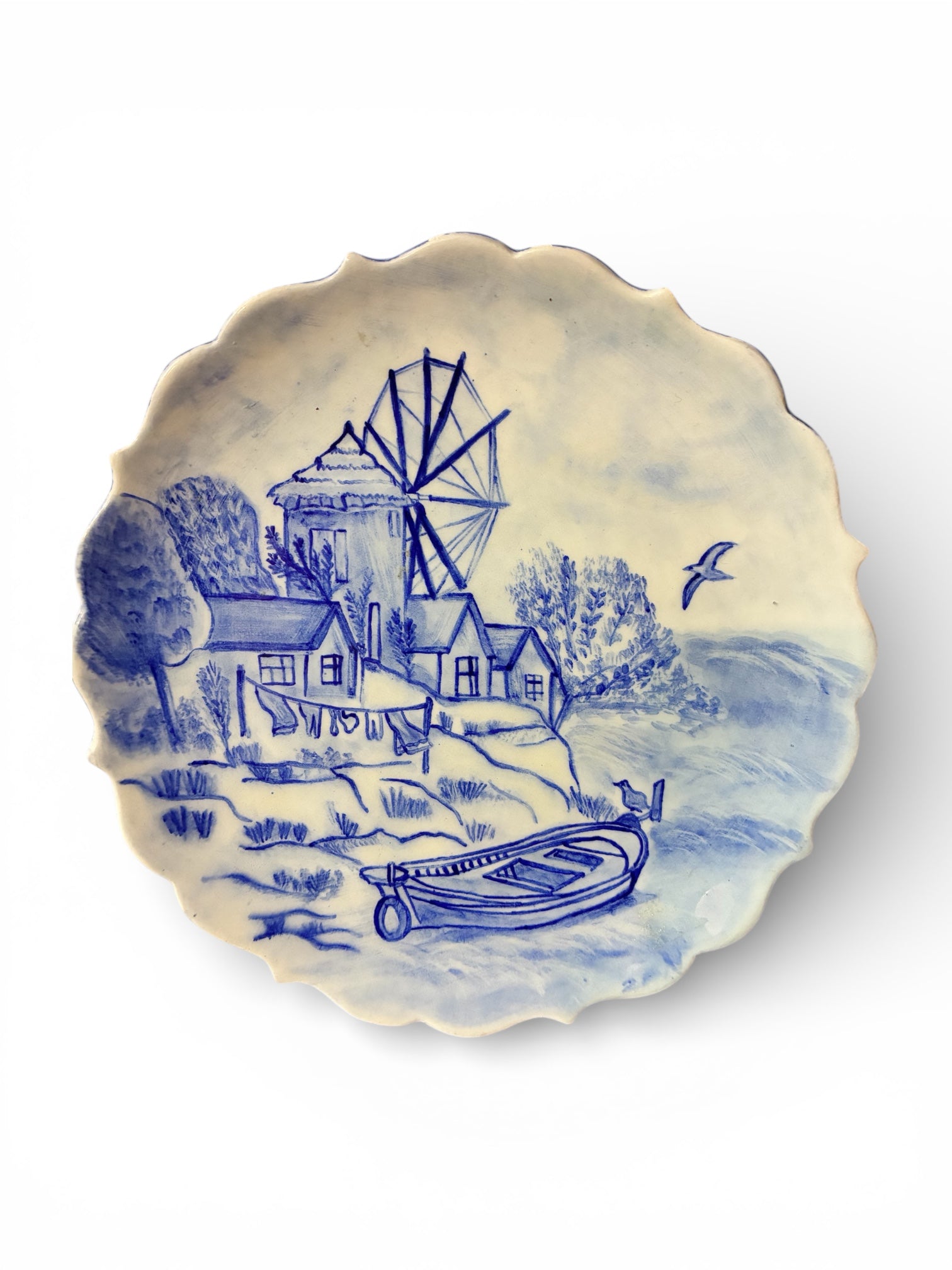 Blue Blanc Dekor Tabağı