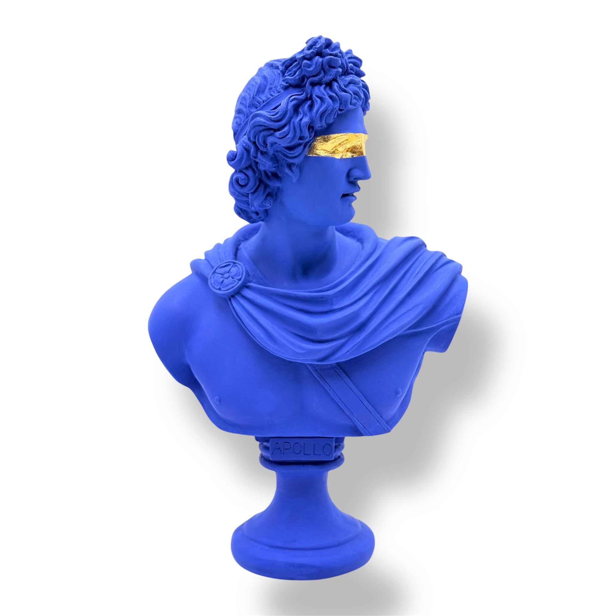 Marine Blue Apollo Heykeli