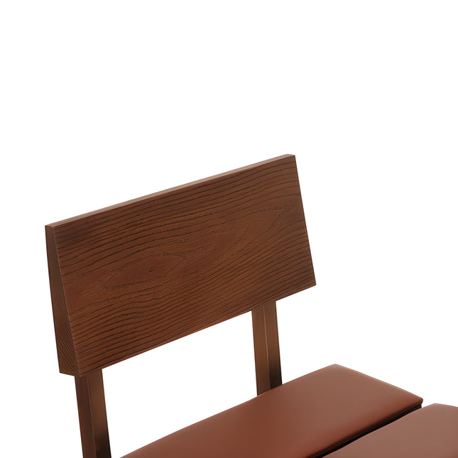 Pi Meşe Sırtlıklı Döşemeli Sandalye-Sandalye-ANANAS DESIGN + CRAFTS-NowShopFun