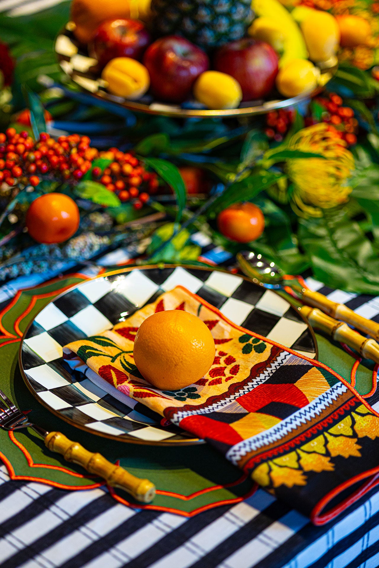 Pine & Line Masa Örtüsü