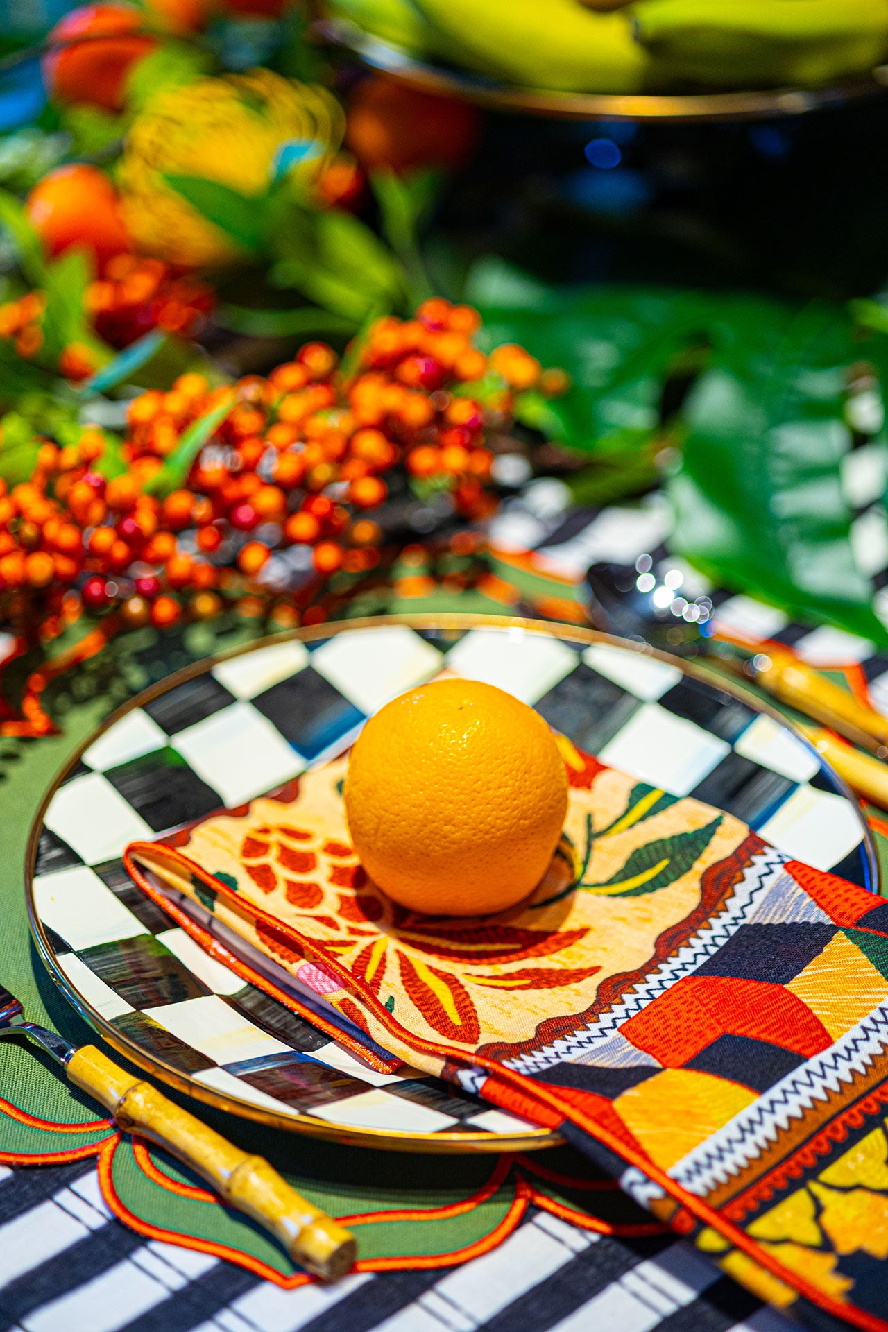 Pine & Line Masa Örtüsü