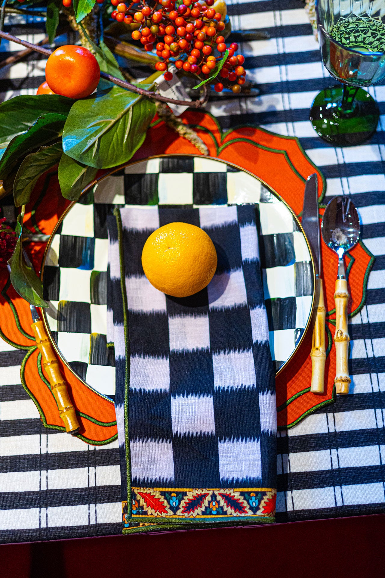 Pine & Line Masa Örtüsü