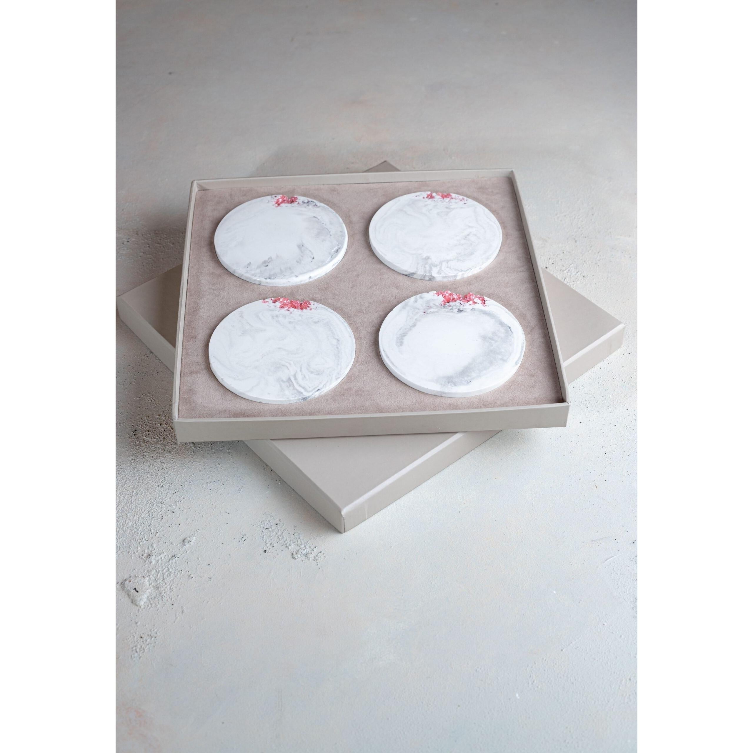 Pink Blush Bardak Altlıkları