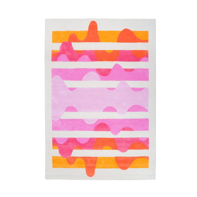 Pink Division El Yapımı Tuft Halı-Kilim & Halı-Studio Potato-200 x 300 cm / 78,74 x 118,11 inch / 6’56” x 9'84"-NowShopFun