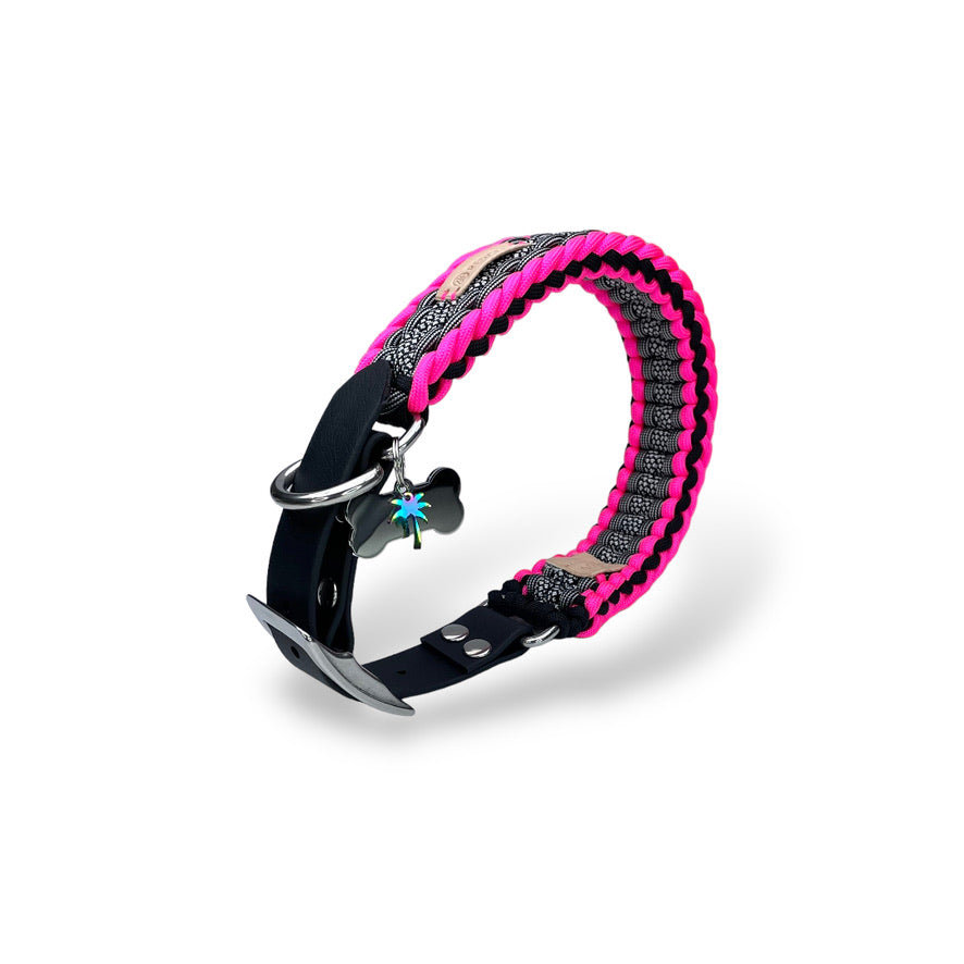 Pinker Paracord Köpek Boyun Tasması