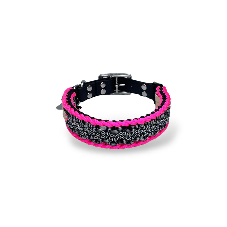 Pinker Paracord Köpek Boyun Tasması