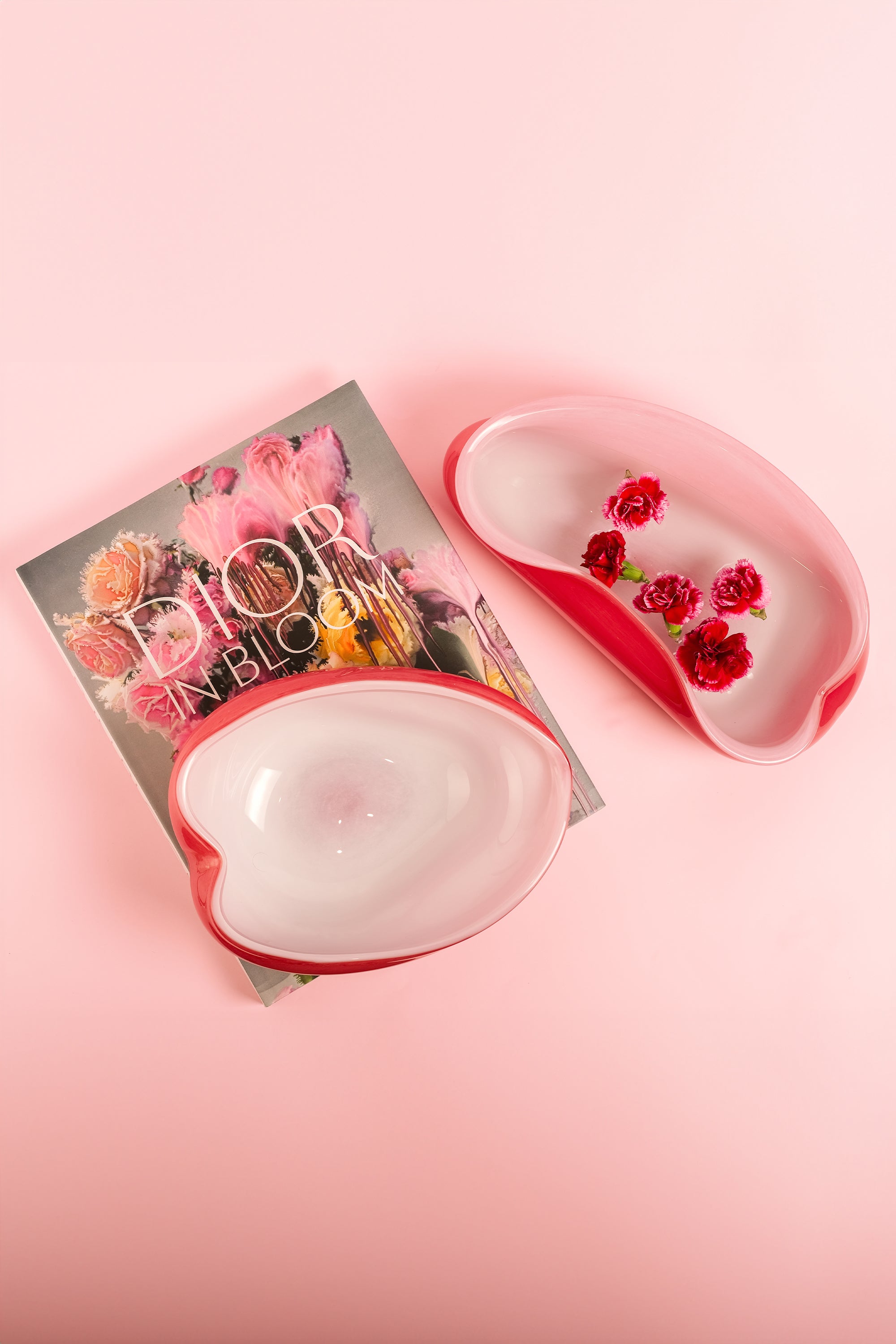 Pinky Lily #2 Üfleme Cam Vazo