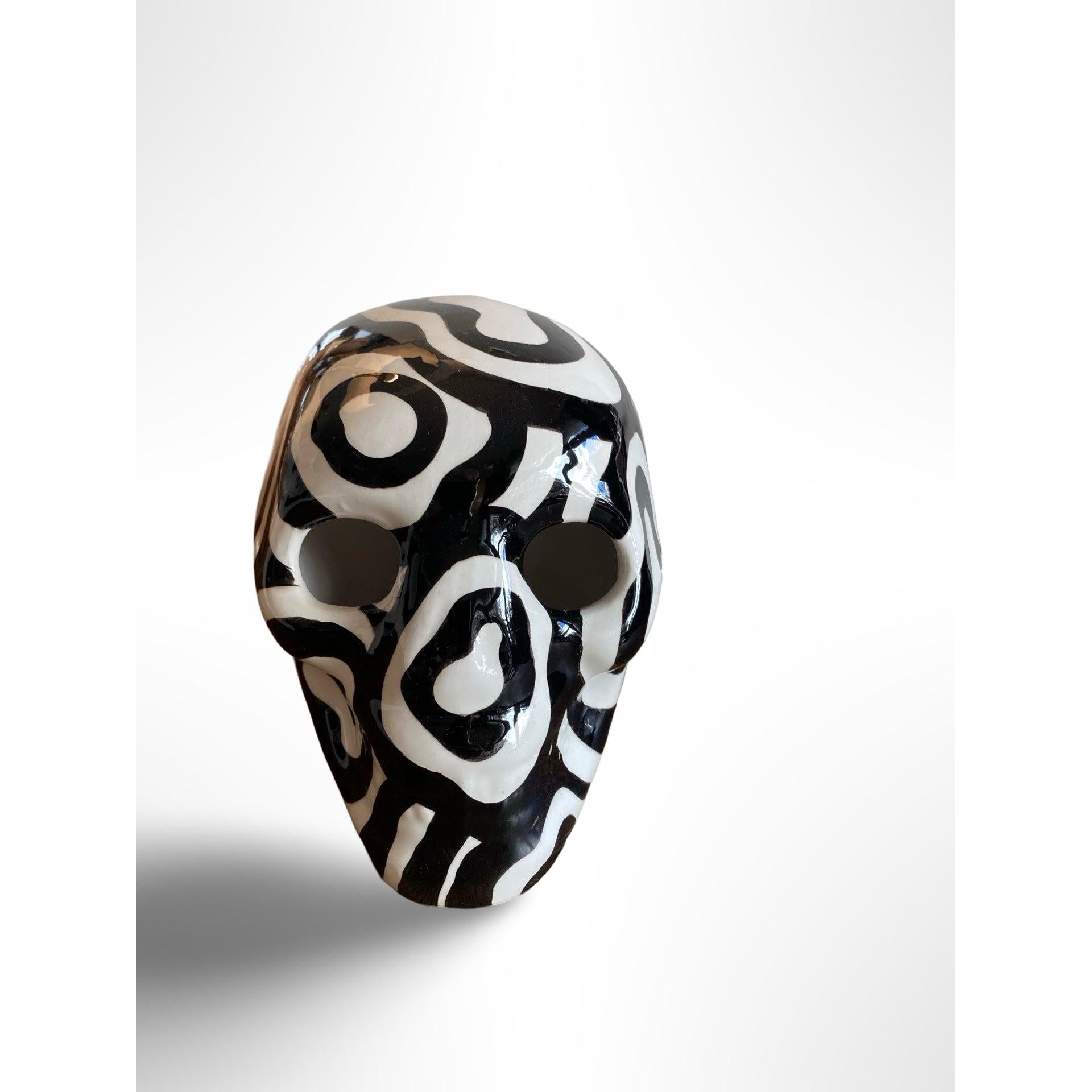 Skull Black & White Dekoratif Ürün