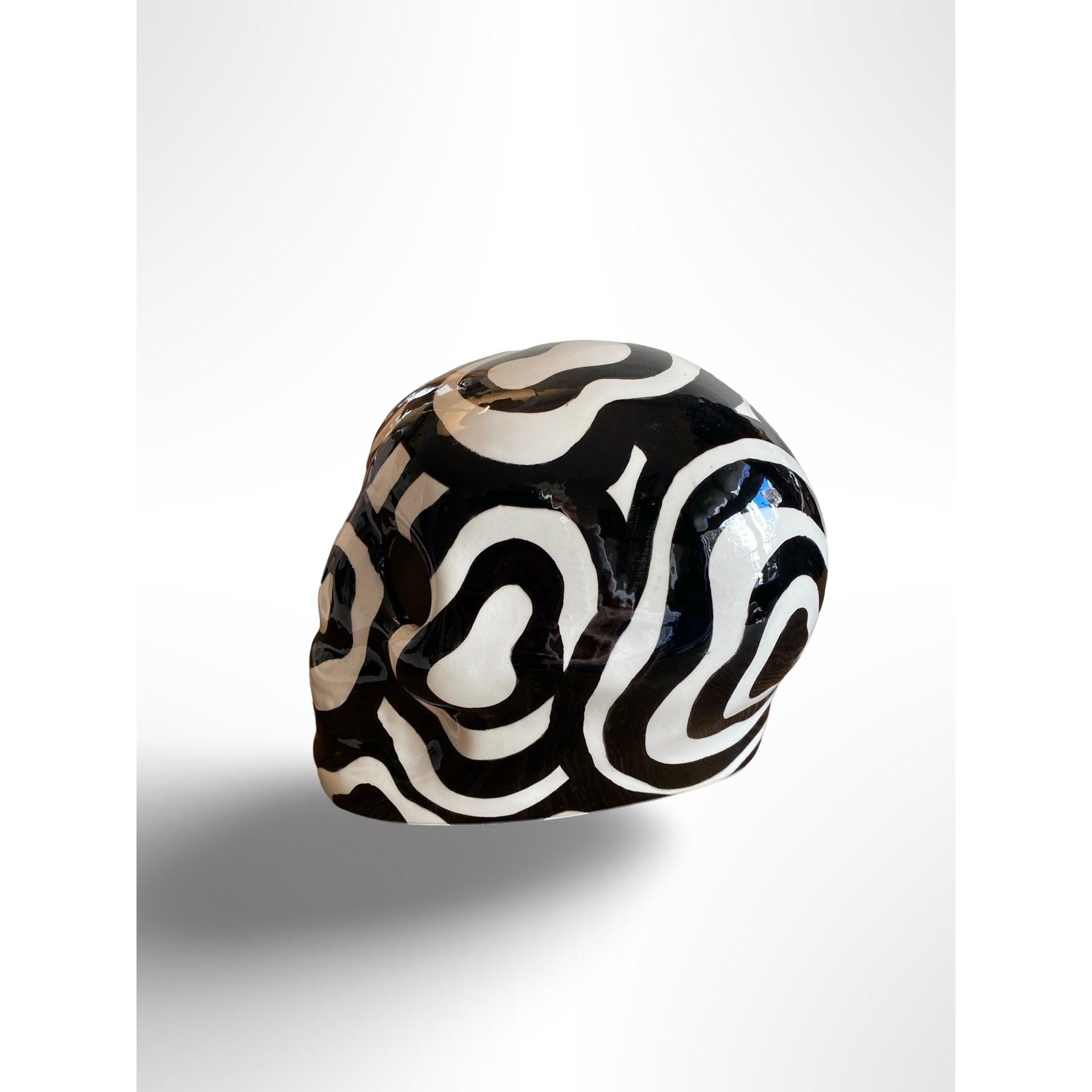 Skull Black & White Dekoratif Ürün