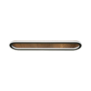 Plafonia Oval Led Plafonyer Led Avize Ahşap 80*16 cm