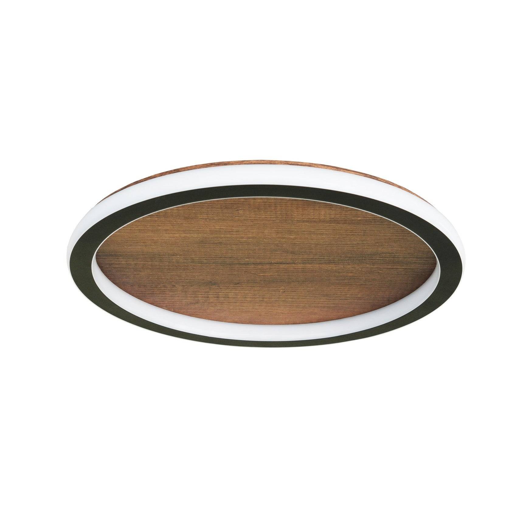 Plafonyer Led Avize Ahşap 40 Cm