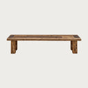 Plank Bench – geri kazanılmış masif ahşap, farklı açıdan stüdyo görünümü | Woodyworkz