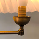 Pleated Perfection Pileli Kumaş Avize – Zincir Askılı 60 Cm
