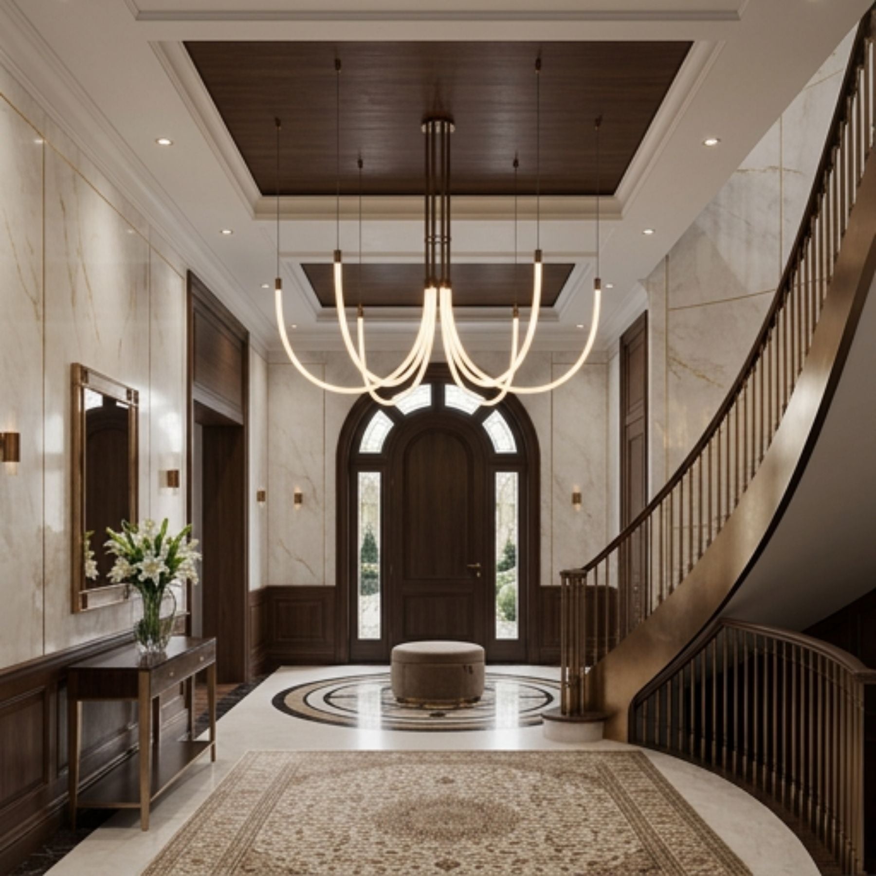 Plexus Modern Minimalist Sarkıt LED Avize