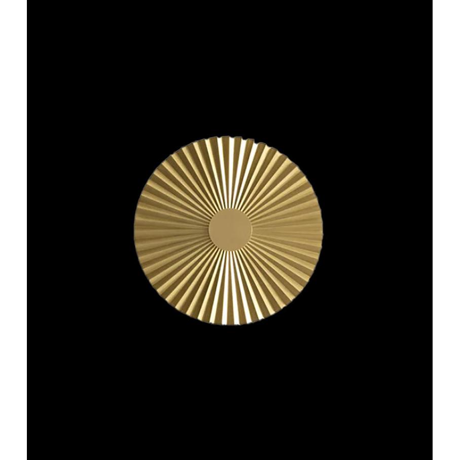 Plie Apli̇K Natural Gold Ø39x7 Cm Led 8w 3000k