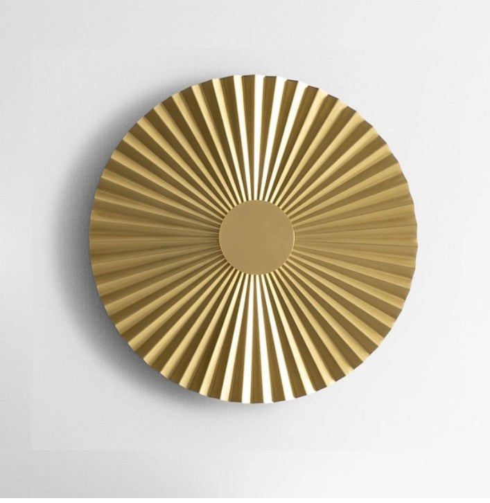 Plie Apli̇K Natural Gold Ø49x7 Cm Led 10w 3000k