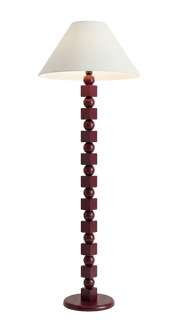 Poly Bordo Ahşap Lambader