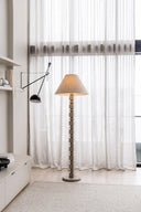 Poly Gri Ahşap Lambader-Lambader-Pinot Interior-NowShopFun