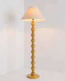Poly Sarı Ahşap Lambader-Lambader-Pinot Interior-NowShopFun