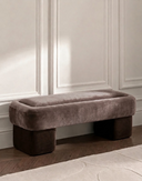 Ponte Vizon Kahverengi Kadife Bench
