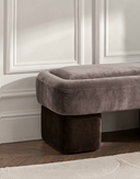 Ponte Vizon Kahverengi Kadife Bench