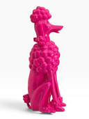 Poodle Köpek Heykeli | Fuşya Büyük Boy Pop Art | Koleksiyon Figürü-Heykel-And Iconic Art Store-NowShopFun