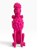 Poodle Köpek Heykeli | Fuşya Büyük Boy Pop Art | Koleksiyon Figürü-Heykel-And Iconic Art Store-NowShopFun