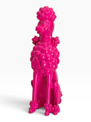 Poodle Köpek Heykeli | Fuşya Büyük Boy Pop Art | Koleksiyon Figürü-Heykel-And Iconic Art Store-NowShopFun