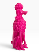 Poodle Köpek Heykeli | Fuşya Büyük Boy Pop Art | Koleksiyon Figürü-Heykel-And Iconic Art Store-NowShopFun