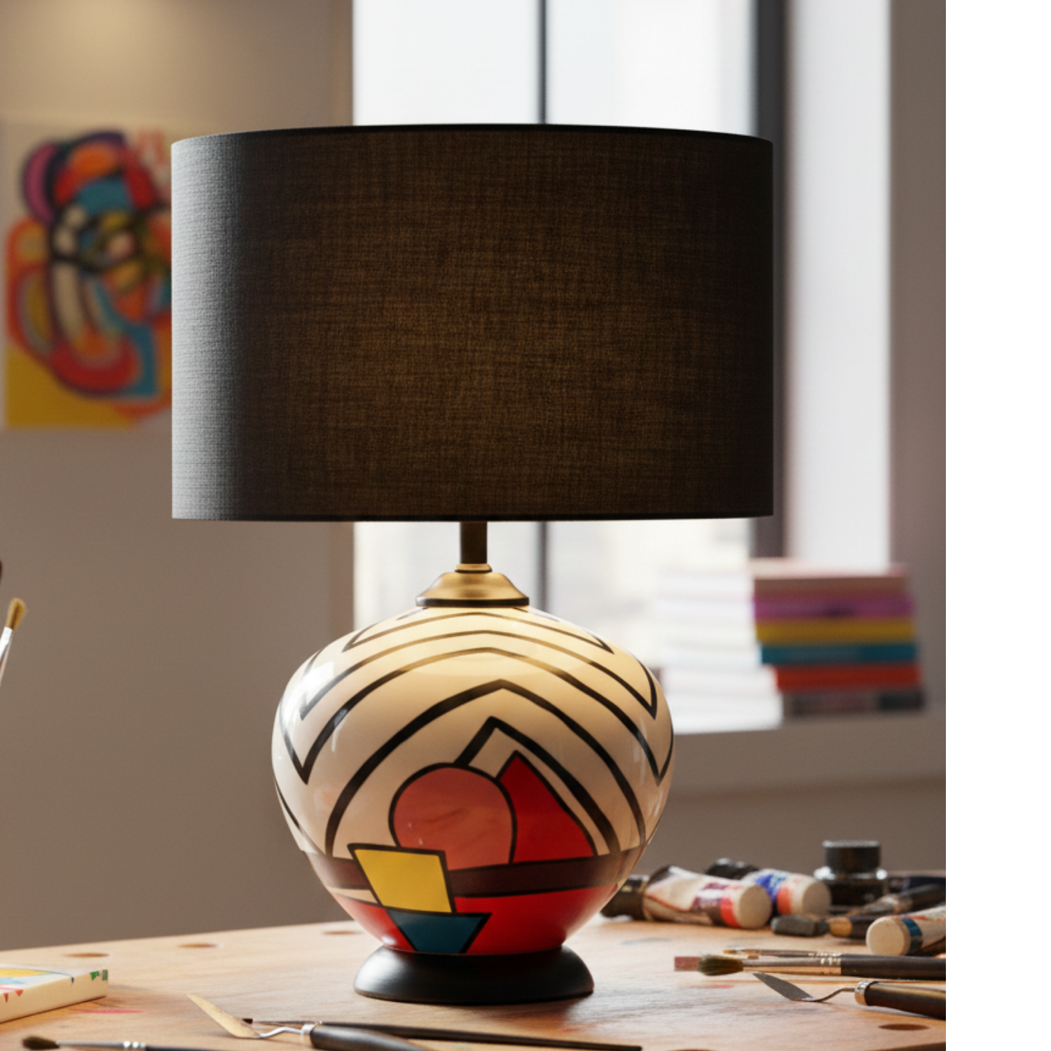 Pop Mation Seramik Abajur