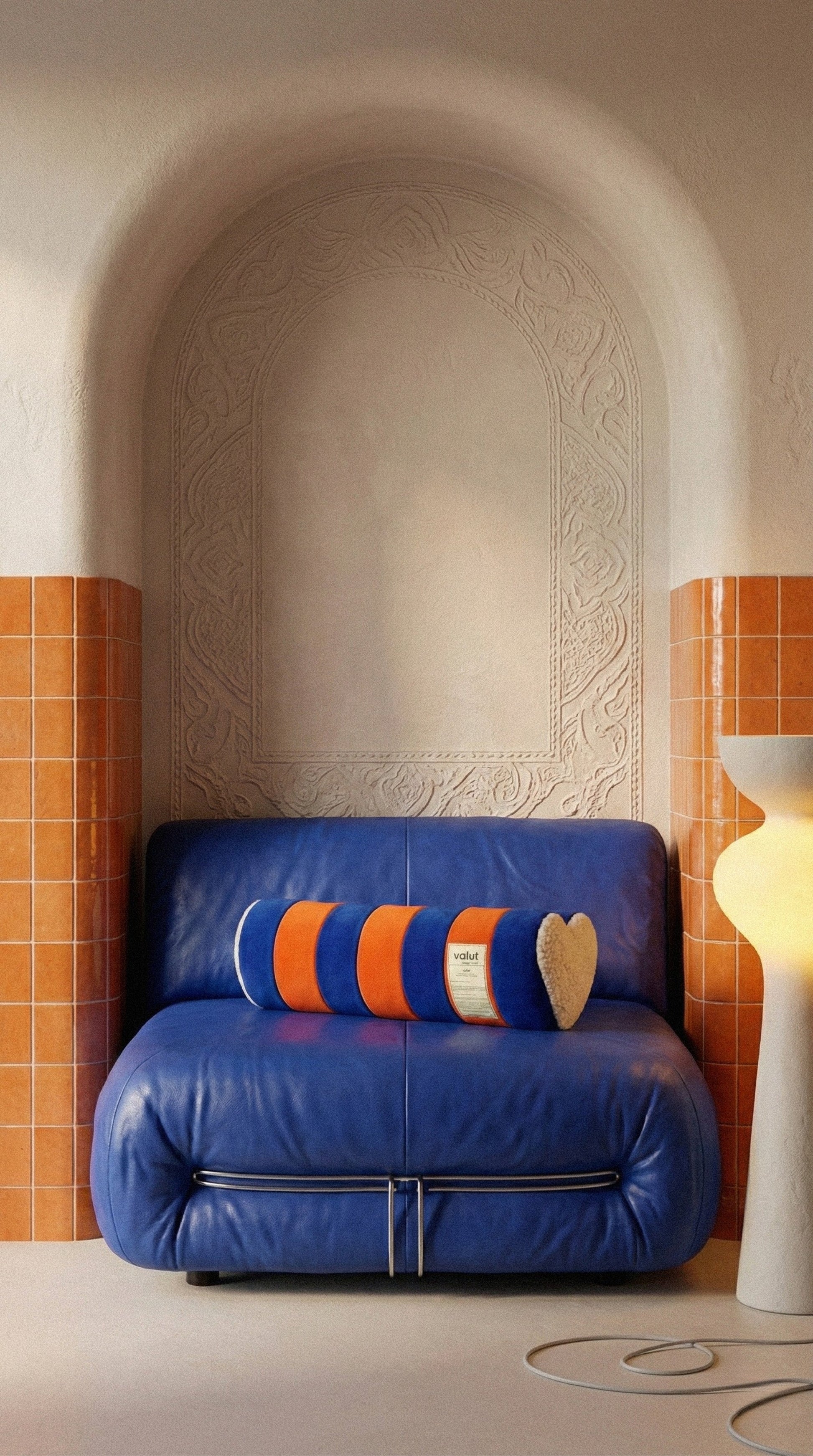 Posé Cœur Dekoratif Yastık