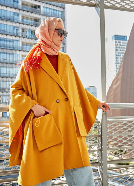 Positano Sarı Panço-Trençkot-R4Moda-Standart-NowShopFun